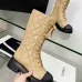 Chanel shoes for Women Chanel Boots CC High Boots Calfskin #A54030