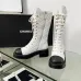 Chanel shoes for Women Chanel Boots CC High Boots Calfskin #A54030