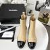 Chanel shoes for Women Luxury Designer Sheepskin Leather Ankle Boot #A54032