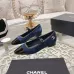 Women's Chanel Two Tone Slingback Flats #A45807