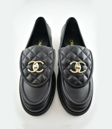 Chanel 2022 Black Quilted Flap Turnlock CC Logo Mule Slip On Flat Loafer Size 35-41 #999925842