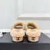 Chanel shoes for Women's Camellia Platform Slippers Heel Height:4cm #A54029