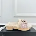 Chanel shoes for Women's Camellia Platform Slippers Heel Height:4cm #A54029