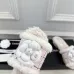 Chanel shoes for Women's Camellia Platform Slippers Heel Height:4cm #A54029
