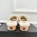 Chanel shoes for Women's Camellia Platform Slippers Heel Height:4cm #A54029