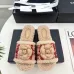 Chanel shoes for Women's Camellia Platform Slippers Heel Height:4cm #A54029