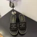 Chanel shoes for Women's Chanel 2023 Interlocking CC Logo Slides #A53197