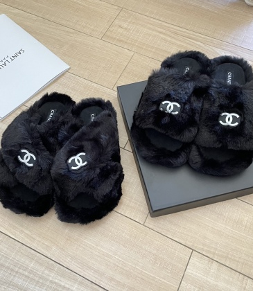 Chanel shoes for Women's Chanel slippers #A30038