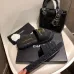 Chanel shoes for Women's Chanel slippers Black/Blue #A47904