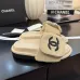 Chanel shoes for Women's Chanel slippers Black/Blue #A47923