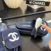 Chanel shoes for Women's Chanel slippers Black/Blue #A47923