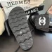 Chanel shoes for Women's Chanel slippers Black/Blue #A47923
