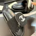 Chanel shoes for Women's Chanel slippers Black/Blue #A47923