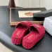 Chanel shoes for Women's Chanel slippers Black/White/Red #A47908