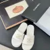 Chanel shoes for Women's Chanel slippers Black/White/Red #A47908