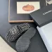 Chanel shoes for Women's Chanel slippers Black/White/Red #A47908