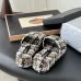 Chanel shoes for Women's Chanel slippers Black/White/Red #A47908
