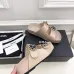 Chanel shoes for Women's Chanel slippers Camellia Apricot #A48711
