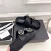 Chanel shoes for Women's Chanel slippers Camellia Black #A48713