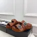 Chanel shoes for Women's Chanel slippers Camellia Brown #A48708