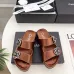 Chanel shoes for Women's Chanel slippers Camellia Brown #A48708