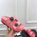 Chanel shoes for Women's Chanel slippers Camellia Pink #A48710