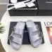 Chanel shoes for Women's Chanel slippers Camellia Silver #A48709