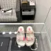 Chanel shoes for Women's Chanel slippers Crochet Fashion White/Black/Pink/Green/Blue #A48695