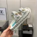 Chanel shoes for Women's Chanel slippers Crochet Fashion White/Black/Pink/Green/Blue #A48695