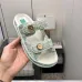 Chanel shoes for Women's Chanel slippers Crochet Fashion White/Black/Pink/Green/Blue #A48695