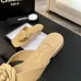 Chanel shoes for Women's Chanel slippers Leather mules Camellia #A54188