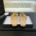 Chanel shoes for Women's Chanel slippers Leather mules Camellia #A54188