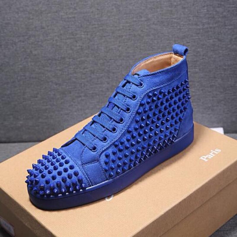 Buy Cheap Christian Louboutin Bottom Red Bottoms Studded Spikes CL Mens ...