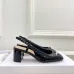 Dior Shoes for women High heel sandals Pairs Black #A48723