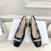 Dior Shoes for women High heel sandals Pairs Black #A48723