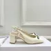 Dior Shoes for women High heel sandals Pairs White #A48722