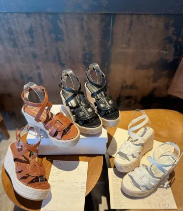 Dior Shoes for Dior Slippers for women D-Club Wedge Sandal  #A54027