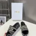 Dior Shoes for women Embroidered Christian Platform Slippers #A48948