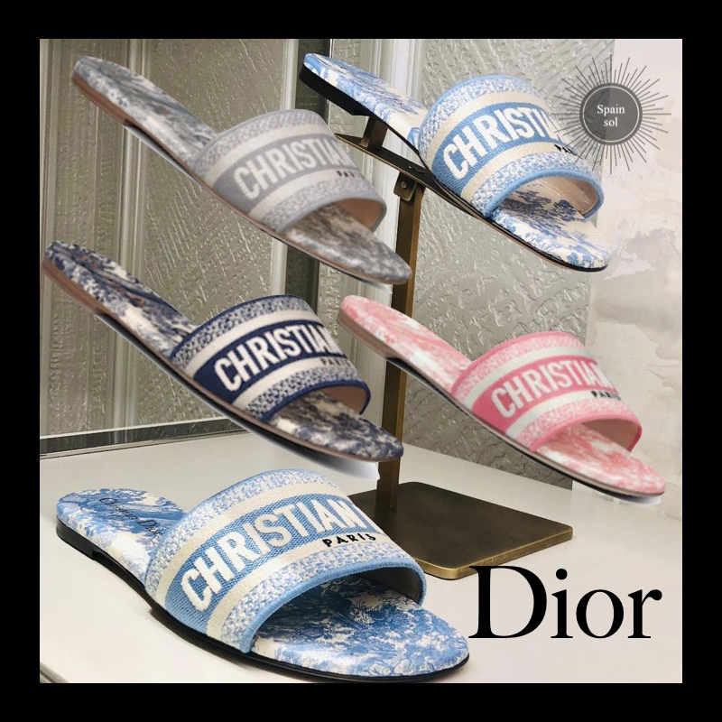 Dior Slippers Open Toe Rubber Sole Casual Style #999930815