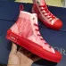 Dior Shoes red high Sneakers for Men and Women #99902428