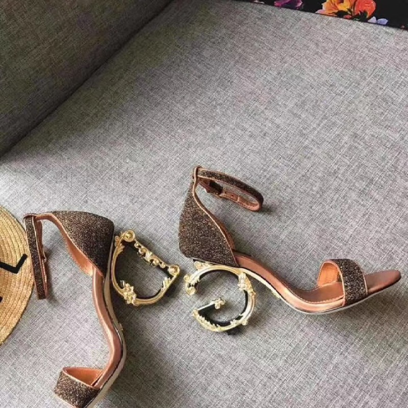 Buy Cheap Dolce & Gabbana Shoes for Women's D&G gold sandal #9125935 ...