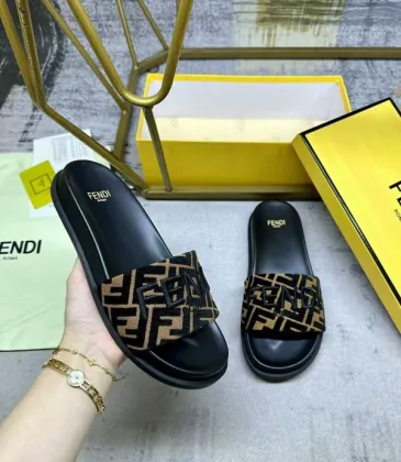 Fendi shoes for Fendi Slippers for men and women #A52530