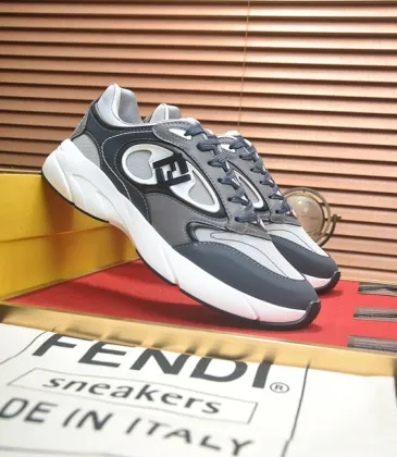 Fendi shoes for Men's Fendi Low-Top Sneakers Grey #A52994
