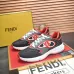 Fendi shoes for Men's Fendi New Domino Sneakers Grey/Red #A52995