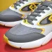 Fendi shoes for Men's Fendi New Domino Sneakers Grey/Yellow #A52996