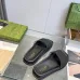 Gucci Monogram Jumbo GG Platform Slide Wedge Sandals #A48982