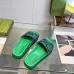 Gucci Monogram Jumbo GG Platform Slide Wedge Sandals #A48984