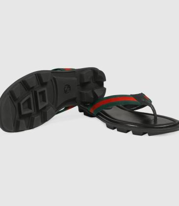 Brand G Leather Web Thong Sandal Brand G slides #A34552