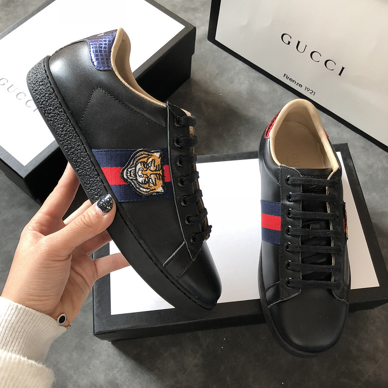 Buy Cheap Men's Gucci original top quality Sneakers tiger black shoes ...