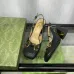 Gucci 2022 Sandals summer new chain sandals square toe retro chunky heel single shoes one word buckle Mary Jane women's shoes #999924918